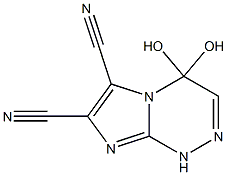 1,4-Dihydro-4,4-dihydroxyimidazo[2,1-c][1,2,4]triazine-6,7-dicarbonitrile