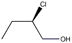 [R,(+)]-2-クロロ-1-ブタノール 化学構造式