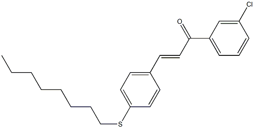  4-((Octylthio))-3'-chlorochalcone