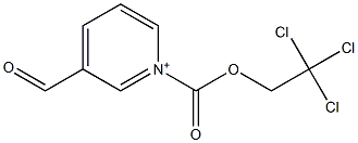 1-(2,2,2-Trichloroethoxycarbonyl)-3-formylpyridinium Structure