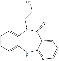 6,11-Dihydro-6-(2-hydroxyethyl)-5H-pyrido[2,3-b][1,5]benzodiazepin-5-one