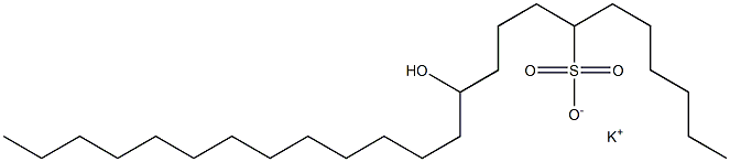 11-Hydroxytetracosane-7-sulfonic acid potassium salt