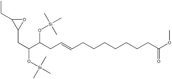 14-(3-Ethyloxiranyl)-12,13-bis(trimethylsiloxy)-9-tetradecenoic acid methyl ester|