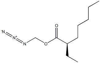 (R)-1-(Azidomethyl)pentyl=butanoate,,结构式