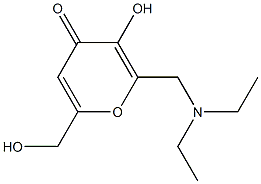 6-(Diethylaminomethyl)-5-hydroxy-2-hydroxymethyl-4H-pyran-4-one|