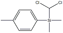 (Dichloromethyl)dimethyl(4-methylphenyl)silane Struktur