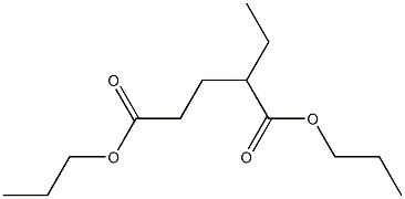 2-Ethylglutaric acid dipropyl ester Structure