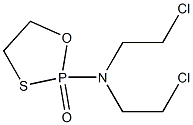 2-[Bis(2-chloroethyl)amino]-1,3,2-oxathiaphospholane-2-oxide,,结构式