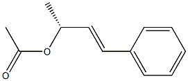 酢酸(1R,2E)-1-メチル-3-フェニル-2-プロペニル 化学構造式