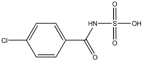 (4-Chlorobenzoyl)sulfamic acid,,结构式