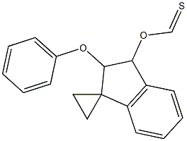 2,3-Dihydro-2-phenoxy(thiocarbonyl)oxyspiro[1H-indene-1,1'-cyclopropane]