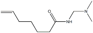 N-[(Dimethylamino)methyl]-6-heptenamide Structure