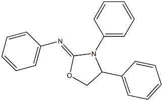 N,3,4-Triphenyloxazolidin-2-imine Struktur