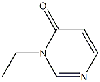 3-Ethyl-4(3H)-pyrimidinone Structure