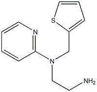 N-(2-Pyridinyl)-N-(2-thienylmethyl)-1,2-ethanediamine Struktur