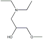 1-Diethylamino-3-methoxy-2-propanol,,结构式