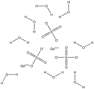 Digadolinium trisulfate octahydrate Structure