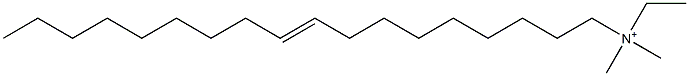 N-Ethyl-N,N-dimethyl-9-octadecen-1-aminium Structure