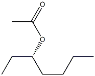 (-)-Acetic acid (S)-1-ethylpentyl ester,,结构式