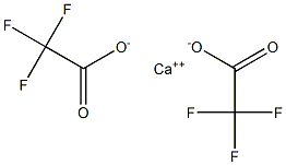 Bis(trifluoroacetic acid)calcium salt Structure