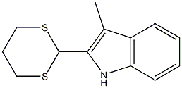 3-Methyl-2-(1,3-dithian-2-yl)-1H-indole