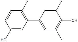 3',5',6-Trimethyl-1,1'-biphenyl-3,4'-diol 结构式