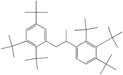 2-(2,3,4-Tri-tert-butylphenyl)-1-(2,3,5-tri-tert-butylphenyl)propane Structure