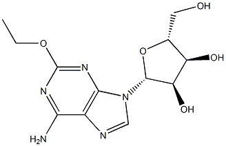 2-エトキシアデノシン 化学構造式