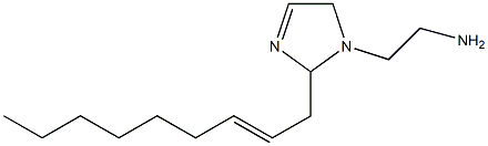 1-(2-アミノエチル)-2-(2-ノネニル)-3-イミダゾリン 化学構造式