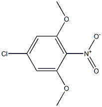 4-Chloro-2,6-dimethoxy-1-nitrobenzene Structure