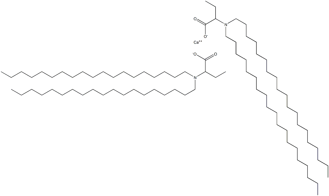 Bis[2-(dinonadecylamino)butyric acid]calcium salt