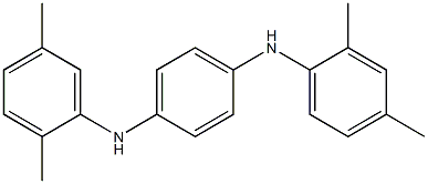 N-(2,4-Dimethylphenyl)-N'-(2,5-dimethylphenyl)-p-phenylenediamine Structure