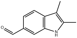 2,3-Dimethyl-1H-indole-6-carbaldehyde, 103987-27-5, 结构式