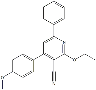  4-(4-Methoxyphenyl)-6-phenyl-2-ethoxypyridine-3-carbonitrile