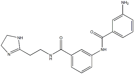 3-[[3-Aminobenzoyl]amino]-N-[2-[(4,5-dihydro-1H-imidazol)-2-yl]ethyl]benzamide