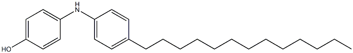 4'-Tridecyl[iminobisbenzen]-4-ol Struktur