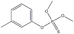 Thiophosphoric acid O,O-dimethyl O-[m-methylphenyl] ester