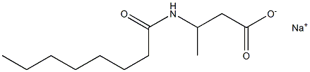 3-Capryloylaminobutyric acid sodium salt Structure