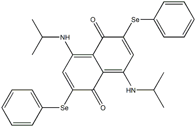 4,8-Bis(isopropylamino)-2,6-bis(phenylseleno)naphthalene-1,5-dione|