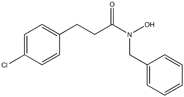 N-(Benzyl)-3-(4-chlorophenyl)propanehydroxamic acid Struktur
