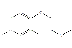 N,N-Dimethyl-2-(2,4,6-trimethylphenoxy)ethanamine Struktur