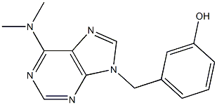 9-(3-Hydroxybenzyl)-N,N-dimethyl-9H-purin-6-amine