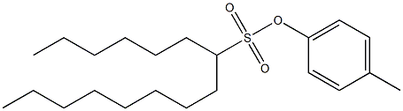 7-ペンタデカンスルホン酸4-メチルフェニル 化学構造式