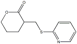 Tetrahydro-3-[(2-pyridinylthio)methyl]-2H-pyran-2-one Structure