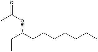 (-)-Acetic acid (S)-1-ethyloctyl ester 结构式