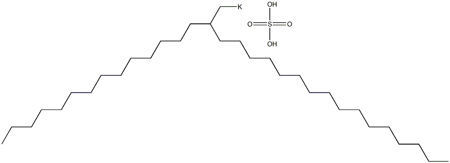 Sulfuric acid 2-tetradecyloctadecyl=potassium salt