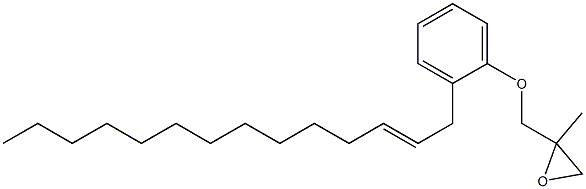 2-(2-Tetradecenyl)phenyl 2-methylglycidyl ether Structure