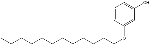 3-ドデシルオキシフェノール 化学構造式
