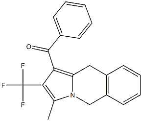  2-Trifluoromethyl-1-benzoyl-3-methyl-5,10-dihydropyrrolo[1,2-b]isoquinoline