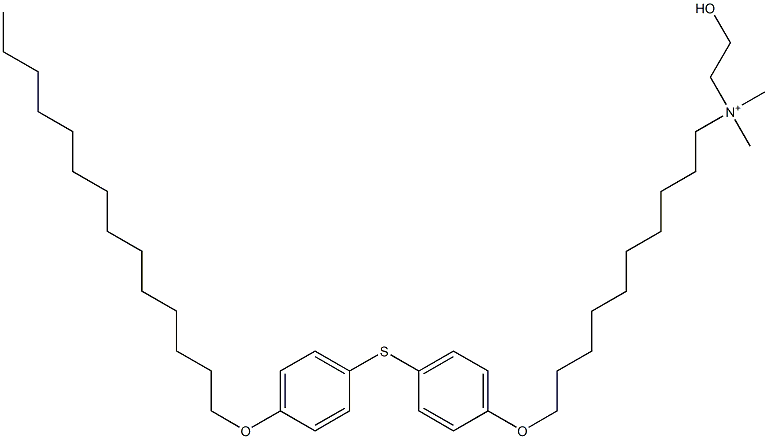 Dimethyl(2-hydroxyethyl)[10-[4-(4-tetradecyloxyphenylthio)phenoxy]decyl]aminium